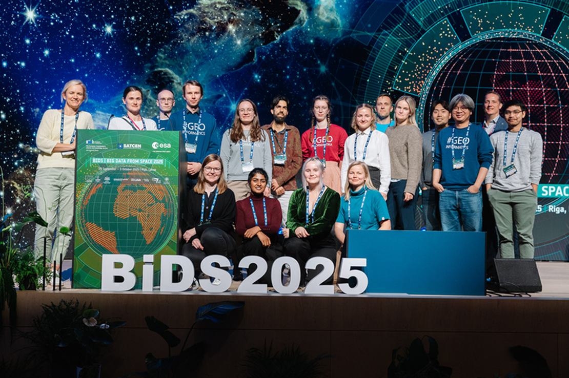 Participation at the Big Data from Space conference in Riga.